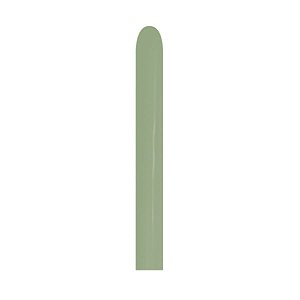 Balão Latex Twist Eucalipto 260" / 5x150cm - 50 Un