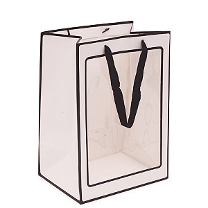 Sacola com Visor G Branco 35X25X18
