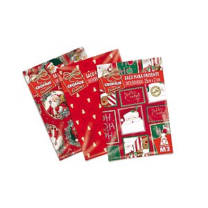 Saco Metalizado e Perolado 45X59 Natal Sortido - 25 Un