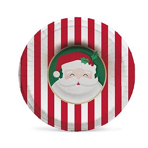 Prato Petisqueira Lâminado Decor Noite Feliz 18Cm - 8 Un