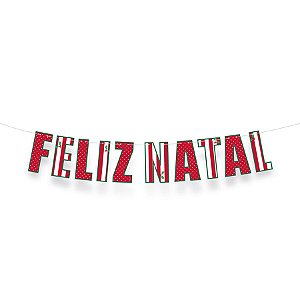 Faixa Feliz Natal Decor Noite Feliz com 1 Un