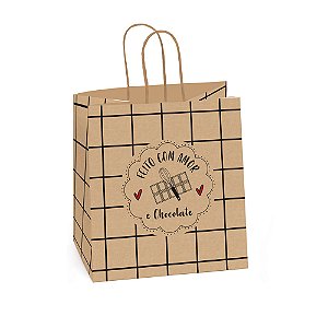 Sacola para Um Meio Ovo Feito com Amor 350G