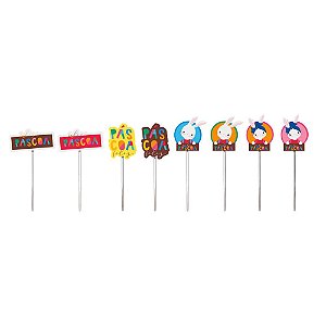 Pick Decorativo Energia Sortido 2x3x3 - 12 Un