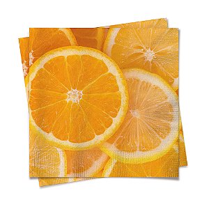 Guardanapo Laranja 32,5x32,5 com 20 Folhas