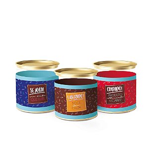 Lata para Bombons Chocolatra Sortido 7x10cm - 1 Un