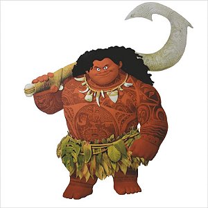 Painel Relevo para Decoração Festa Moana Maui - 1 Un
