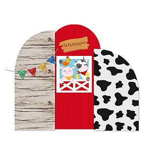 Painel 3 Lâminas Festa Fazendinha 2