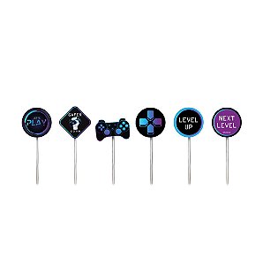 Pick Decorativo Gamer Sortido - 12 Un