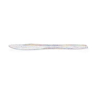 Faca de Plástico Descartável Glitter Colorido - 10 Un