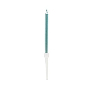 Velas Palito 12 cm Azul Claro - 5 Un
