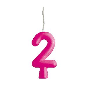 Vela Clear Nº 2 Rosa