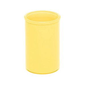Vaso Decorativo Cilindro G Amarelo 10x10x15 - 1 Un