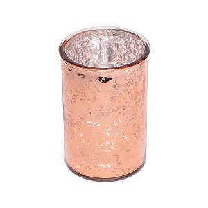 Vaso Decorativo Cilindro G Cobre 10x10x15 - 1 Un