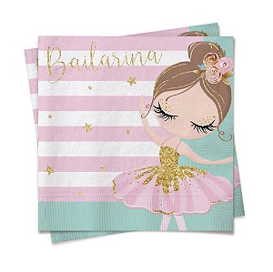 Guardanapo Bailarina 2 com 24,5x24,5 com 20 Folhas