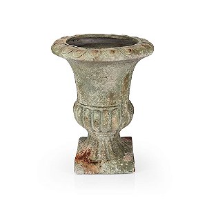 Ânfora Escura Resina Mikonos - P 34x34x46