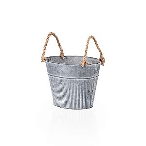 Balde Metal Oval Farm - P 20x15x16,5