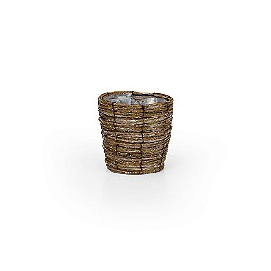 Cachepot Ninho Redondo Alto - P 17x17x17