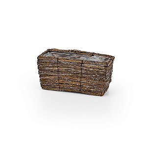 Cachepot Ninho Retangular - P 26x13x12