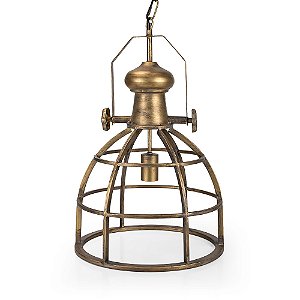 Suspenso Metal Gold Lumus - M 36x36x57