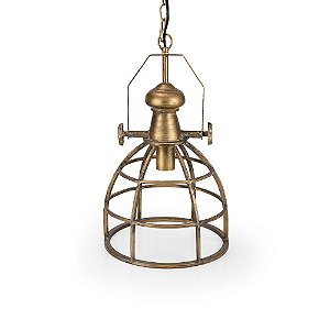 Suspenso Metal Gold Lumus - P 28x28x48