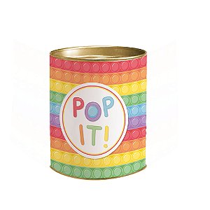 Lata para Lembrancinhas 11X9Cm Pop It (Fidget Toys)