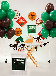 Kit Vai Ter Festa G Mundo Dos Dinossauros