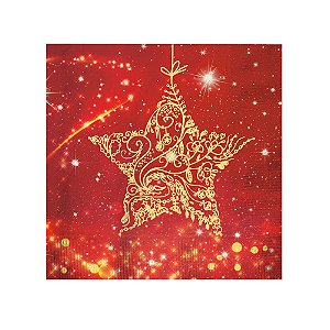 Guardanapo Estampado Estrela- 20 Folhas