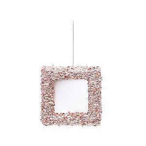 Enfeite pata Pendurar Porta Retrato Champagne