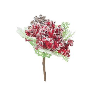 Pick Com Frutas e Pinha Vermelho