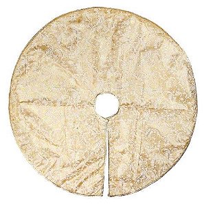 Saia para Árvore com Folhas Ouro 70cm