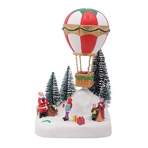 Cenário com Noel e Balão