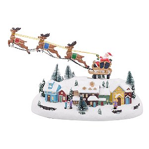 Cenário Noel Sobrevoando Vila