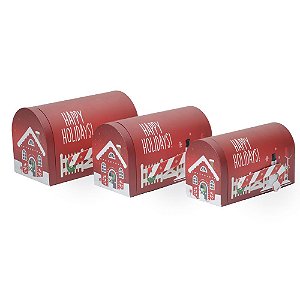 Caixas em Formato de Mailbox para P M e G - 3 Un