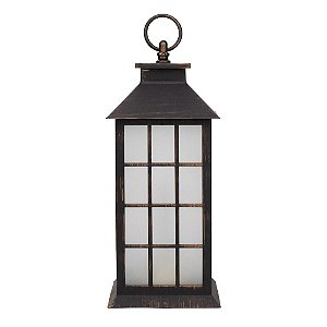 Lanterna com Led Efeito de Fogo