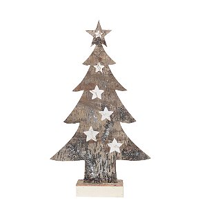 Pinheiro com Estrelas Marrom