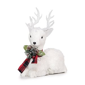 Rena Deitada com Laço no Pescoço