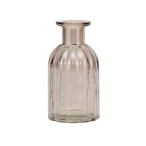 Vaso de Vidro Liso Borda Larga Ion Cinza 300Ml