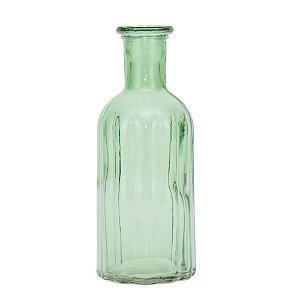 Vaso de Vidro Liso Borda Larga Verde 450Ml