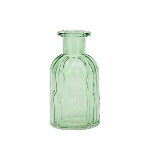 Vaso de Vidro Liso Borda Larga Verde 130Ml