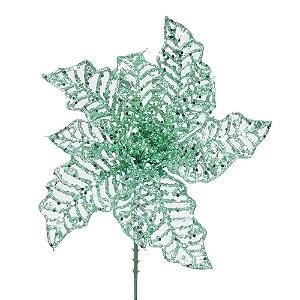 Poinsetia Vazada Glitter