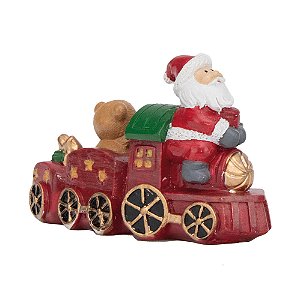 Trenzinho Decorativa Noel com Ursinho