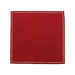 Guardanapo Bordado Vermelho 45cm
