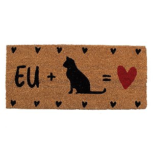 Capacho Gato Preto e Vermelho