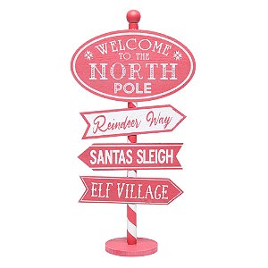 Placa Decorativa Welcome em Madeira