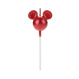 Vela Mickey 360 Vermelha
