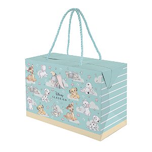 Caixa com Alça Prime Clássicos Disney Colorido G 30x14x20cm