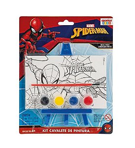 Lembrancinha Licenciada - Kit Cavalete para Pintura Homem Aranha - 1 Un