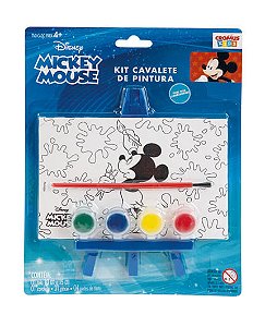 Lembrancinha Licenciada - Kit Cavalete para Pintura Mickey - 1 Un