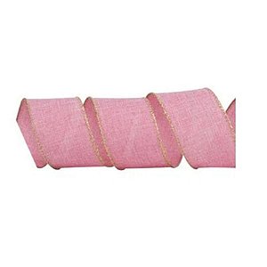 Fita Juta Rosa 3,8cm x9,14m