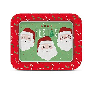 Bandeja Laminada Papai Noel Chegou R5